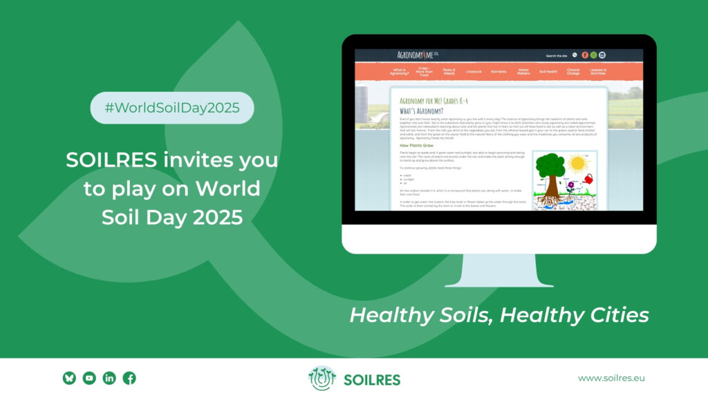 Healthy Soils, Healthy Cities: SOILRES invites you to play on World Soil Day 2025